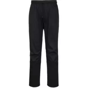 Image of Portwest C073 - Black Sz M MeshAir Pro Chef Trouser Kitchen Staff - Black