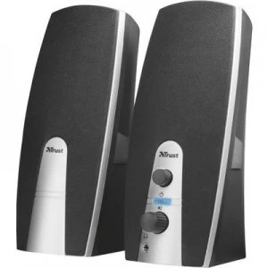 Image of Trust MiLa 2.0 PC speaker Corded 5 W Black, Silver