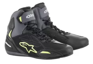 Image of Alpinestars Faster-3 Drystar Black Gray Yellow Fluo US 7.5