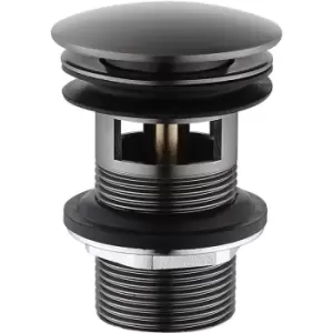 Image of VURTU Barkway Basin Waste, 32mm Diameter, Slotted, Clicker, Gunmetal, 628558