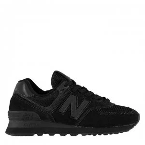 Image of New Balance 574 Classic Trainers - Black Mono