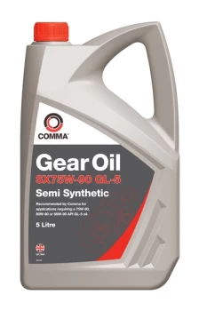 Image of SX75W-90 GL-5 High Performance Gear Oil - 5 Litre SX5L COMMA