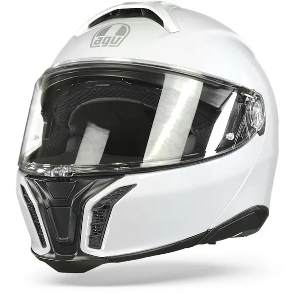 Image of AGV Tourmodular Solid Stelvio White Modular Helmet S