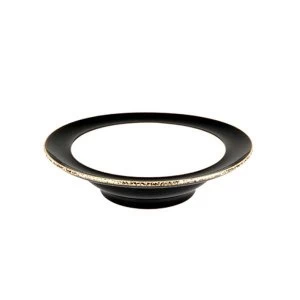 Image of Denby Praline Noir Wide Rimmed Cereal Bowl