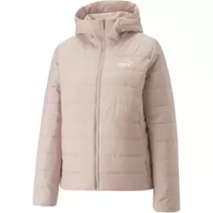 Image of Puma Hooded Padded Jacket - Pink