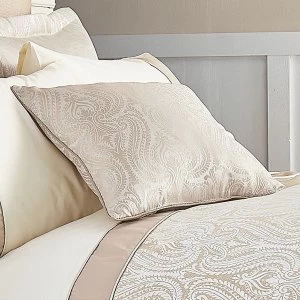 Image of Catherine Lansfield Ornate Jacquard Cream Cushion