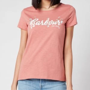 Image of Barbour Womens Folkestone T-Shirt - Rose Dawn - UK 10