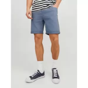 Image of Jjirick Cotton Bermuda Shorts in Slim Fit