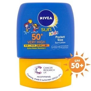 Image of Nivea Sun Childrens Pocket Size Lotion SPF 50