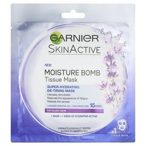 Image of Garnier Moisture Bomb Lavender Hydrating Face Sheet Mask