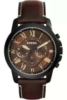 Image of Mens Fossil Grant Chronograph Watch FS5088