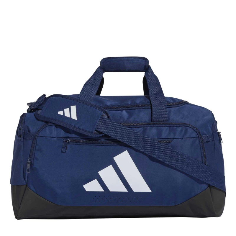Image of adidas Essentials 3-Stripes Duffel Bag Small Holdalls One Size Blue 71013118000