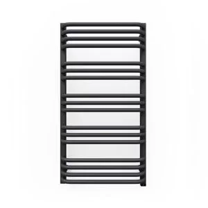 Image of Terma Alex One 400W Electric Modern Grey Towel Warmer (H)760mm (W)500mm