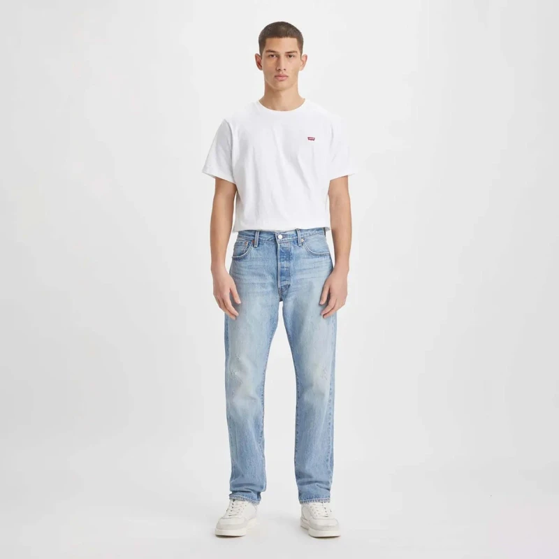 Image of Levis Mens 1954 Bright Light Straight Leg Jeans 1954 Bright Lt male 28W R