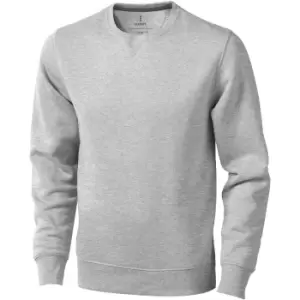 Image of Elevate Mens Surrey Crew Neck Sweater (M) (Grey Melange)