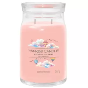 Image of Yankee Candle Signature Jar Candle Large Jar Watercolour Skies 567g