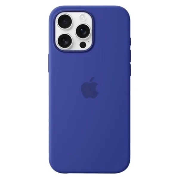 Image of Apple Silicone Case with MagSafe' for iPhone 16 Pro Max - Ultramarine