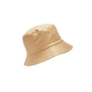 Image of I Saw It First Pu Bucket Hat - Brown