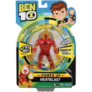 Image of Ben 10 Deluxe Power Up Figures - Heatblast