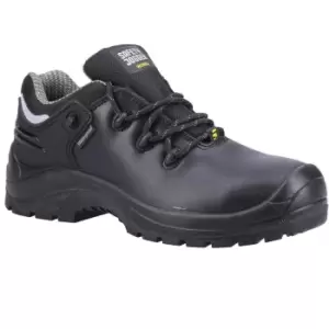 Image of Safety Jogger Mens Leather Safety Shoes (7 UK) (Black)