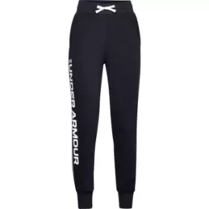 Image of Under Armour Rival Fleece Joggers Junior Girls - Black