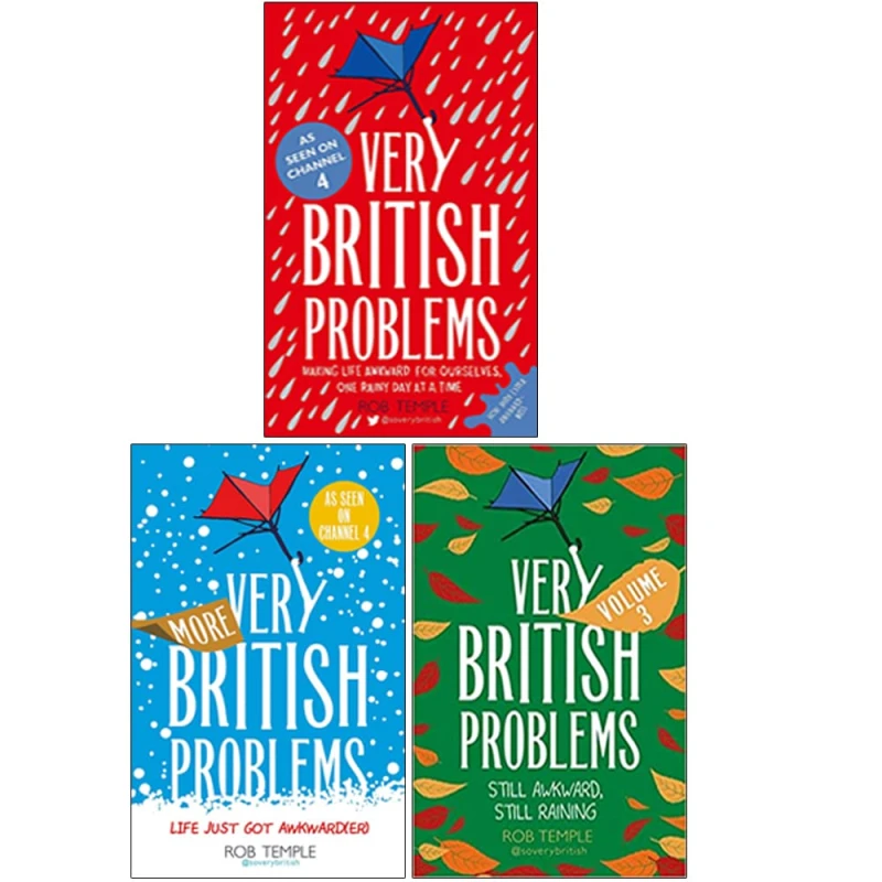 Image of Very British Problems Series 3 Book Set Rob Temple Rob Temple Books