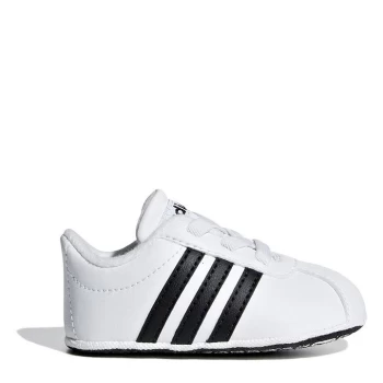 Image of adidas Court Crib Shoes - White
