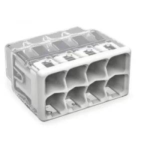 Image of WAGO 2773-408 WAGO 4mm² 32A 8 Conductor Pushwire Connector