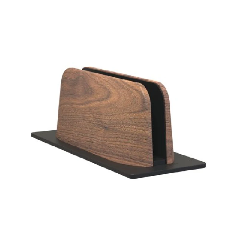 Image of Alba Alba Vertical Computer Stand Aluminium/Walnut ODSTAND W ODSTAND W
