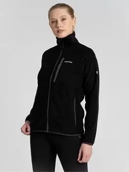 Image of Craghoppers CRAGHOPPERS MISKA FZ FLEECE JACKET, Black, Size 20, Women