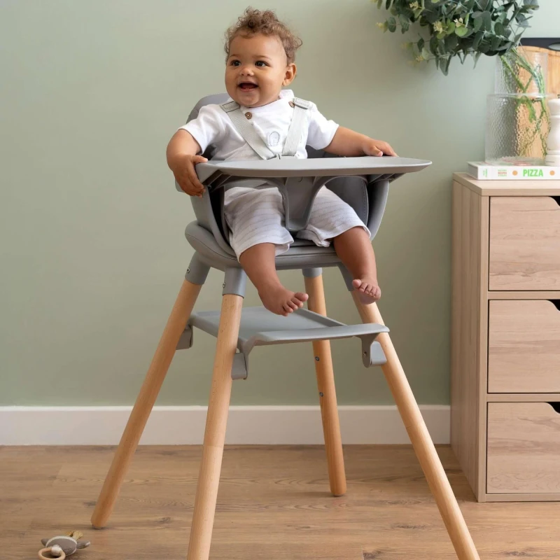 Image of Clair De Lune 6-in-1 High Chair - Grey CL6621