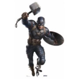 Image of Marvel Captain America Mjolnir Mega Cardboard Cut-Out