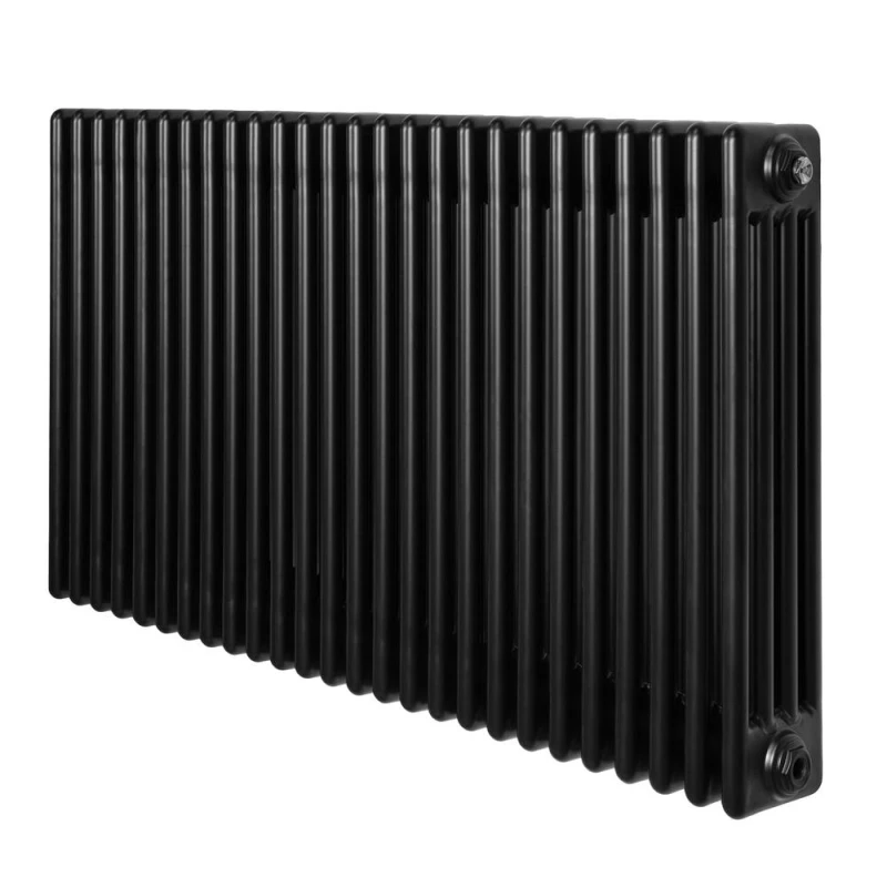 Image of Monstershop Traditional 4 Column Radiator - 600 x 1190mm - Black Unisex