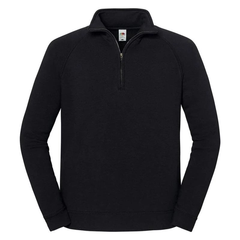Image of Fruit of the Loom Mens Iconic Premium Sweatshirt in Black Size: Small Black Male S