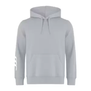 Image of Canterbury Unisex Adult Club Hoodie (M) (Grey Marl)