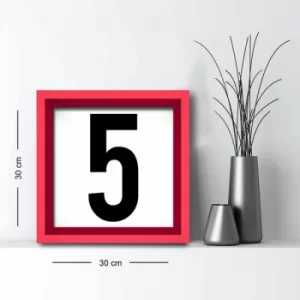 Image of 3030AHS-0108k Multicolor Decorative Framed MDF Painting