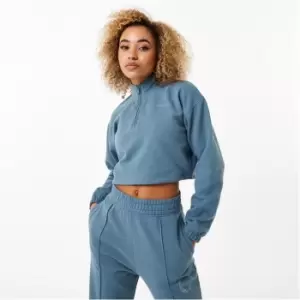 Image of Everlast quarter Zip Fleece Top - Blue