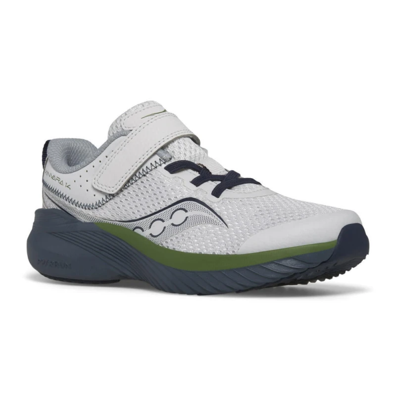 Image of Saucony Kinvara 14 Trainers Grey Blue male 12.5 child