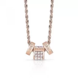Image of Ladies Guess G Colors Rose Gold Necklace