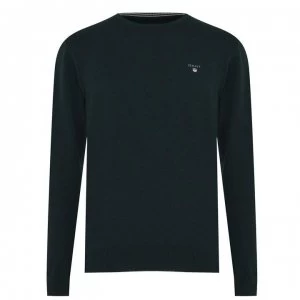Image of Gant Crew Neck Jumper - Green 374