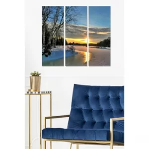 Image of MDF3871163 Multicolor Decorative MDF Painting (3 Pieces)