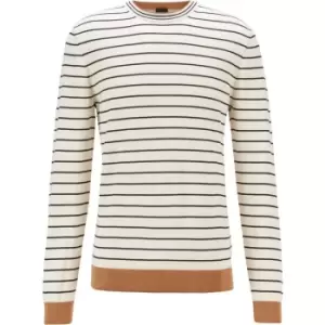 Image of Boss Peo Crew Neck Jumper - Beige