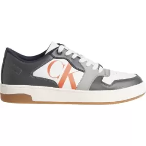 Image of Calvin Klein Jeans Basket Cupsole Bold Mono Lth - White