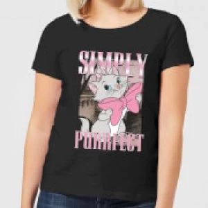 Image of Disney Aristocats Simply Purrfect Womens T-Shirt - Black - 3XL