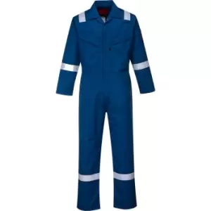 Image of Portwest AF50 Araflame Platinum Coverall Royal Blue 54" 31"