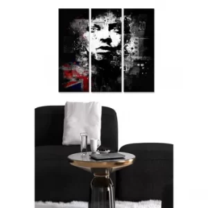 Image of MDF8084516 Multicolor Decorative MDF Painting (3 Pieces)