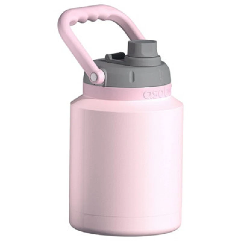 Image of asobu Stainless Steel Double Walled Insulated Mini Jug 1 Litre Pink Pink