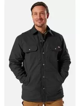 Image of Dickies Flex Duck Shirt Jacket - Black, Size 3XL, Men