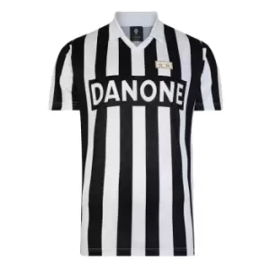 Image of Score Draw Juventus 1993 UEFA Cup Final Retro Football Shirt