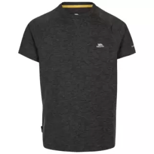 Image of Trespass Mens Cameron T-Shirt (XS) (Black Marl)